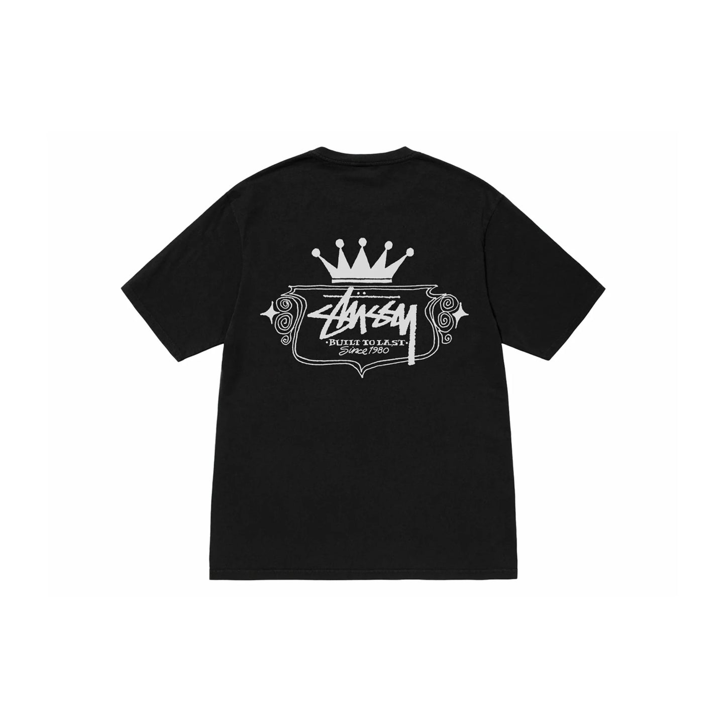 Stussy Built To Last Pigment Dyed Tee Black