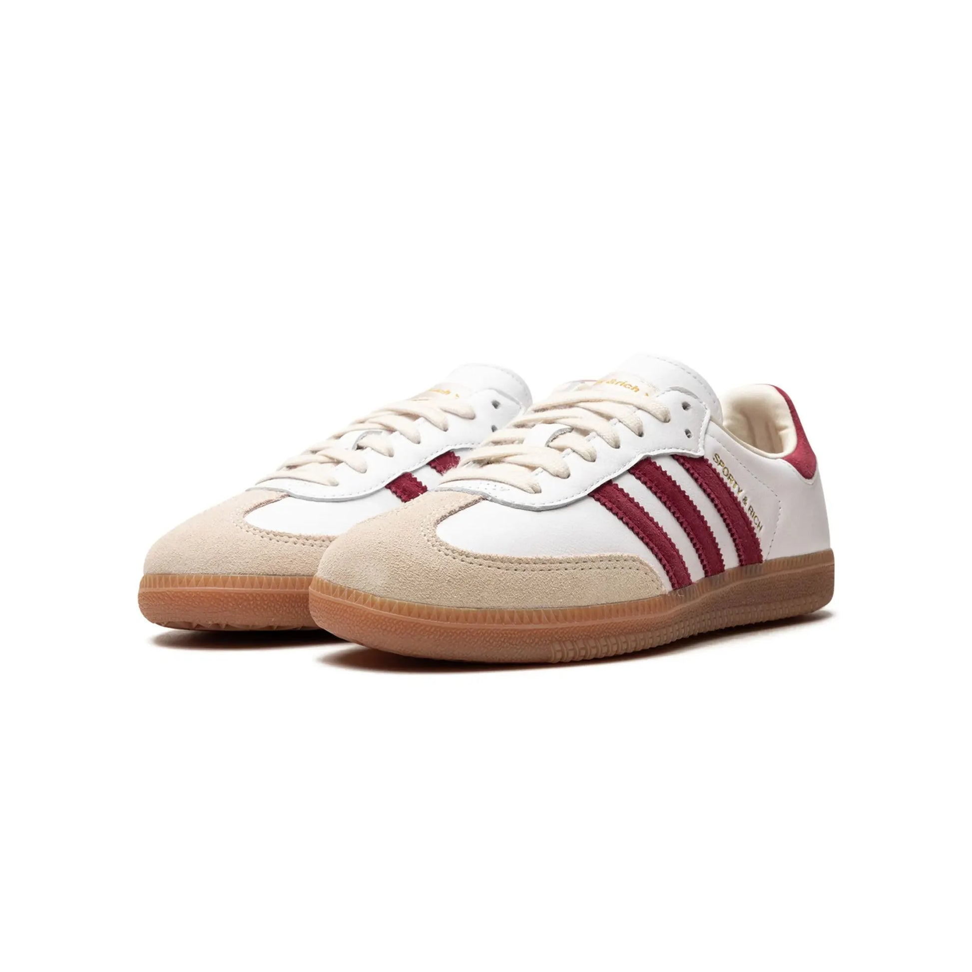 adidas Samba Sporty & Rich White Collegiate Burgundy