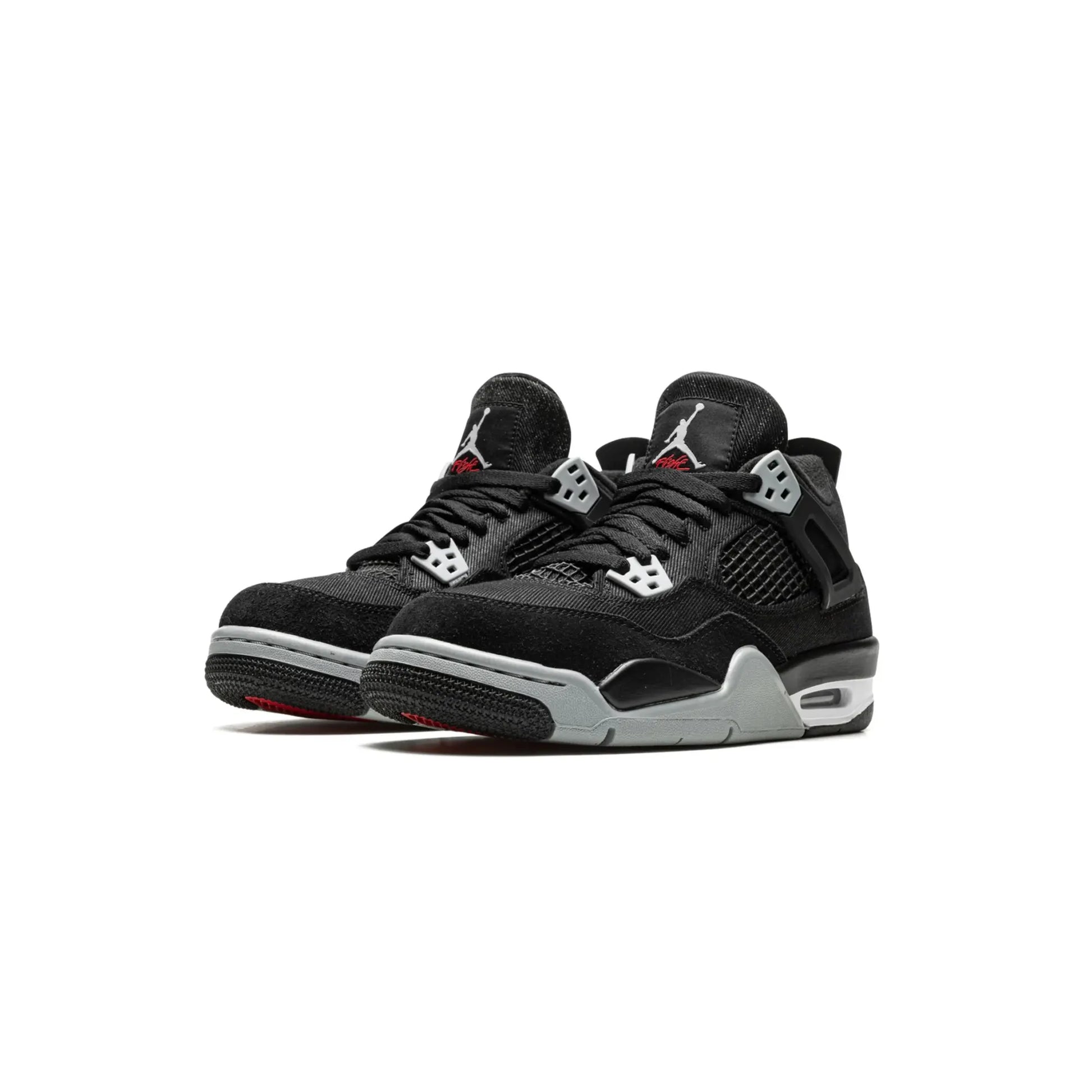 Jordan 4 Retro Black Canvas (GS)