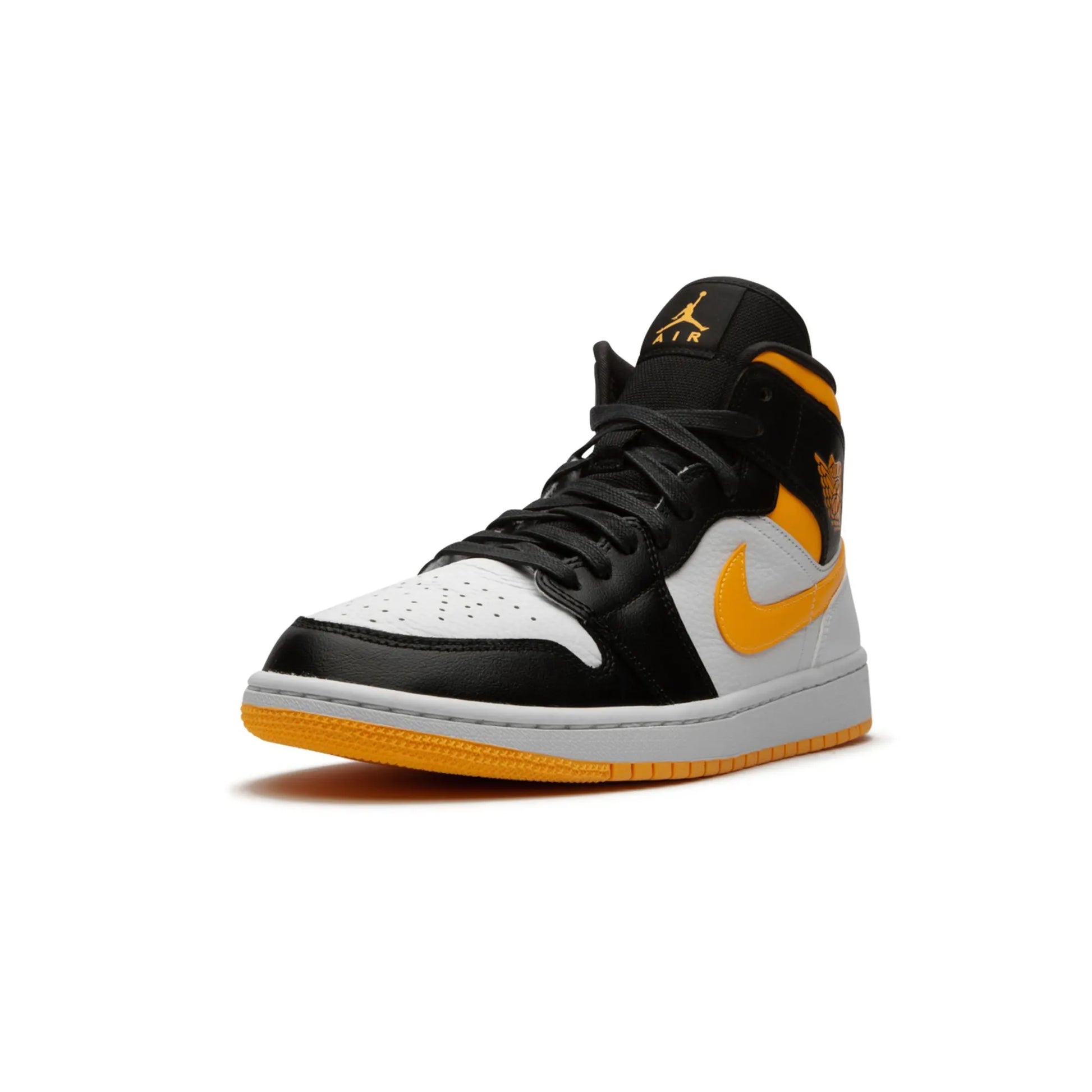 Jordan 1 Mid Laser Orange Black (Women's)