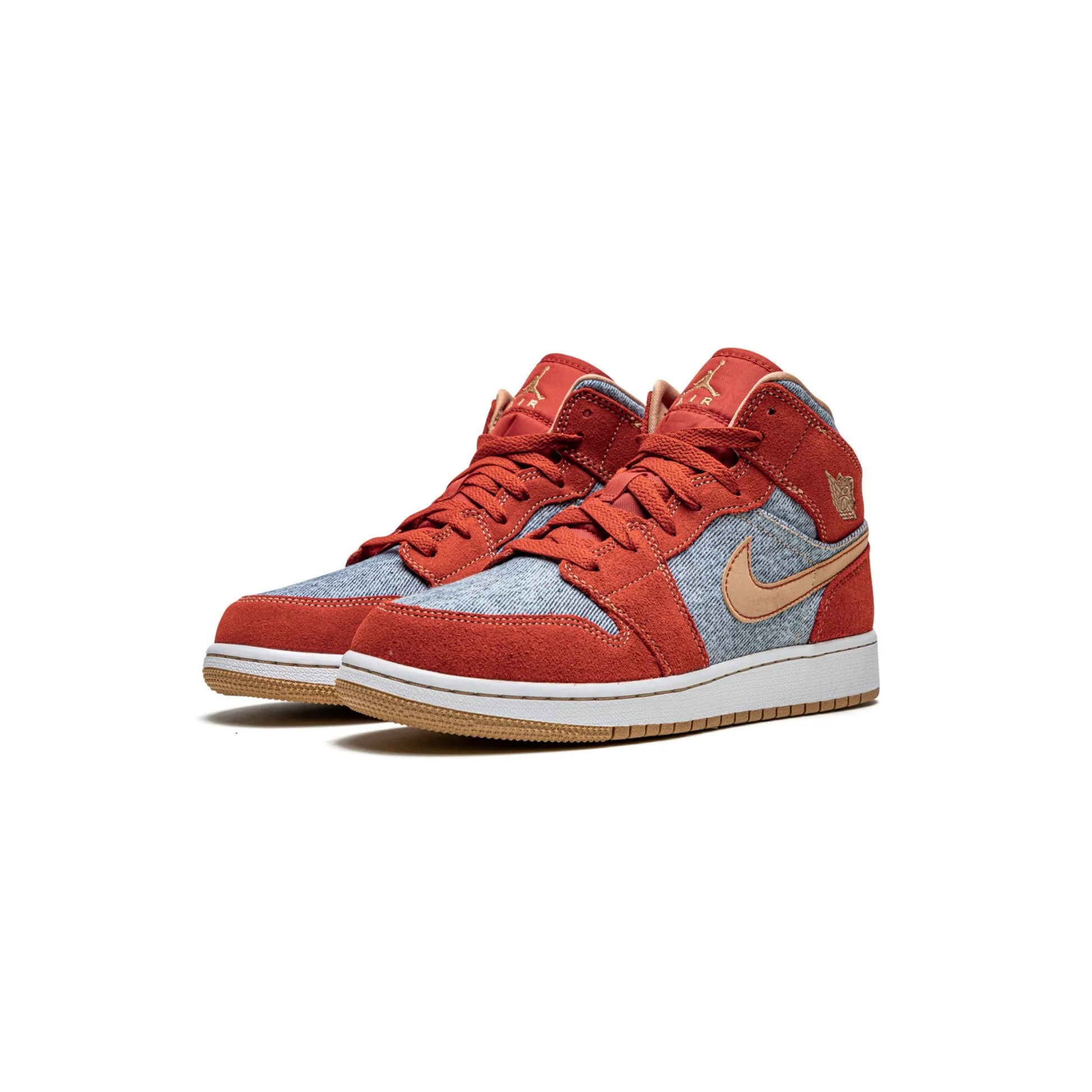 Jordan 1 Mid Denim Red (GS)