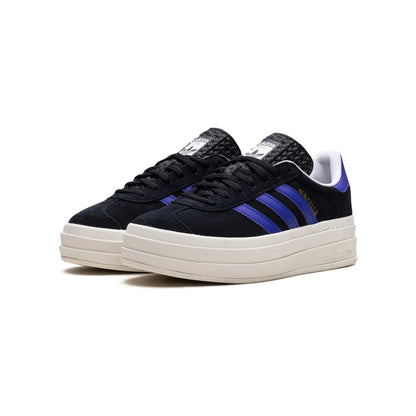 adidas Gazelle Bold Core Black Lucid Blue (Women's)