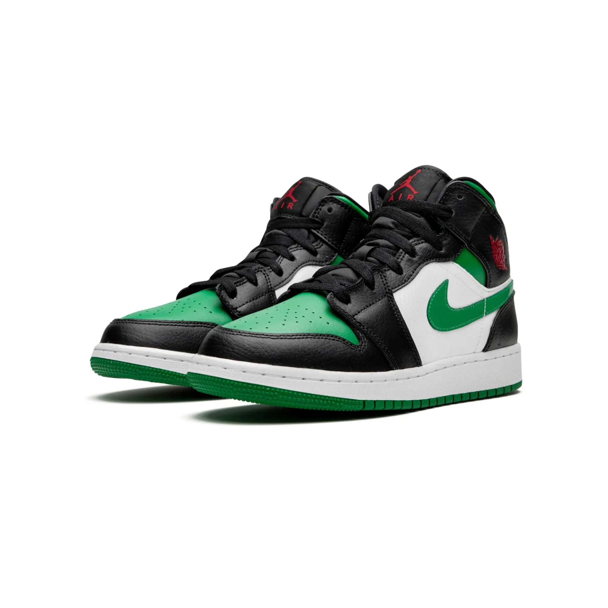 Jordan 1 Mid Green Toe (GS)