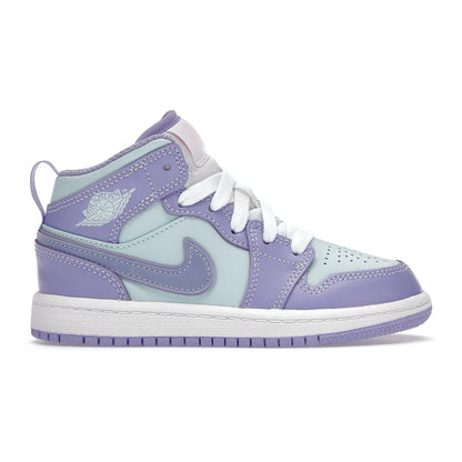 Jordan 1 Mid Purple Aqua (PS)