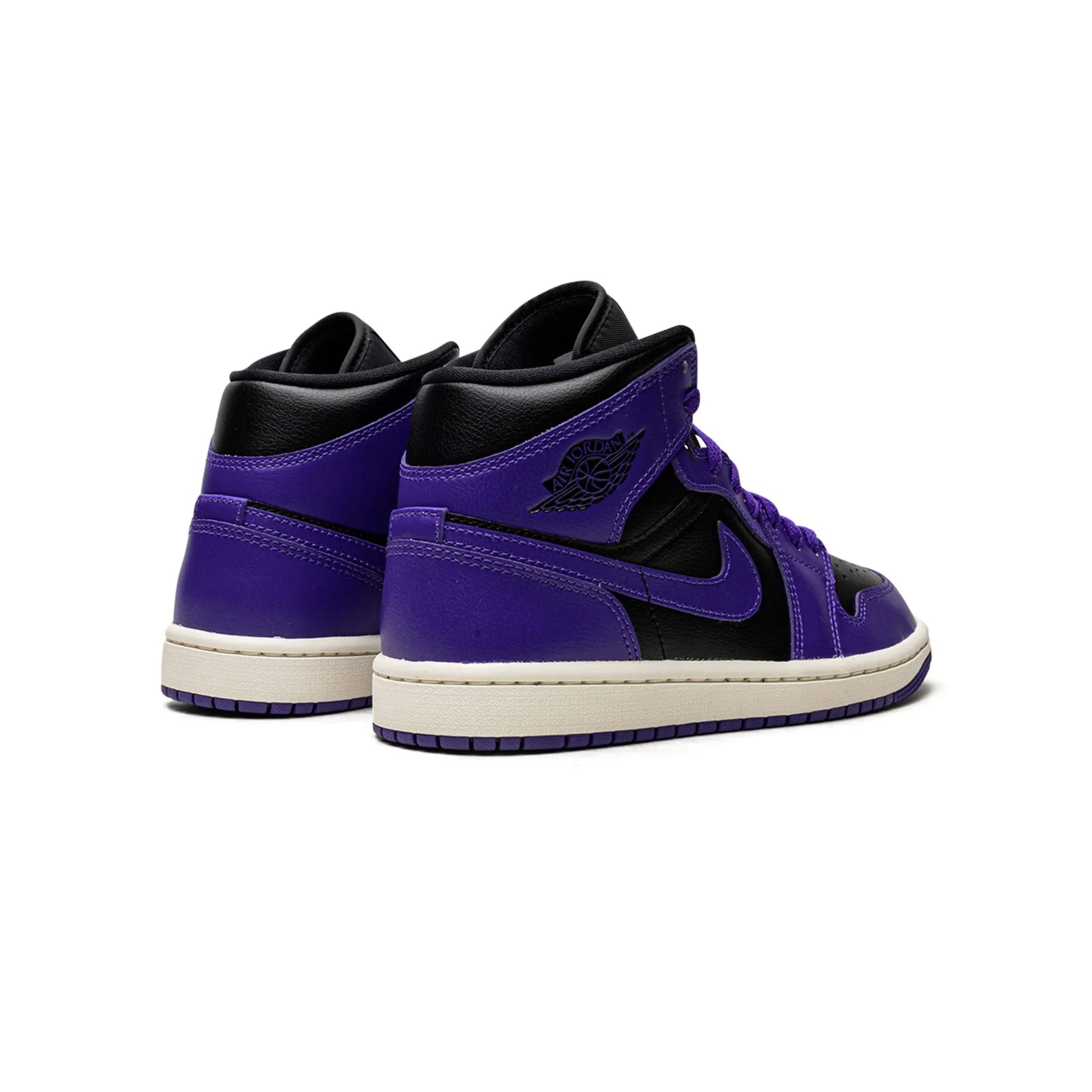 Jordan 1 Mid Purple Black (Women's)