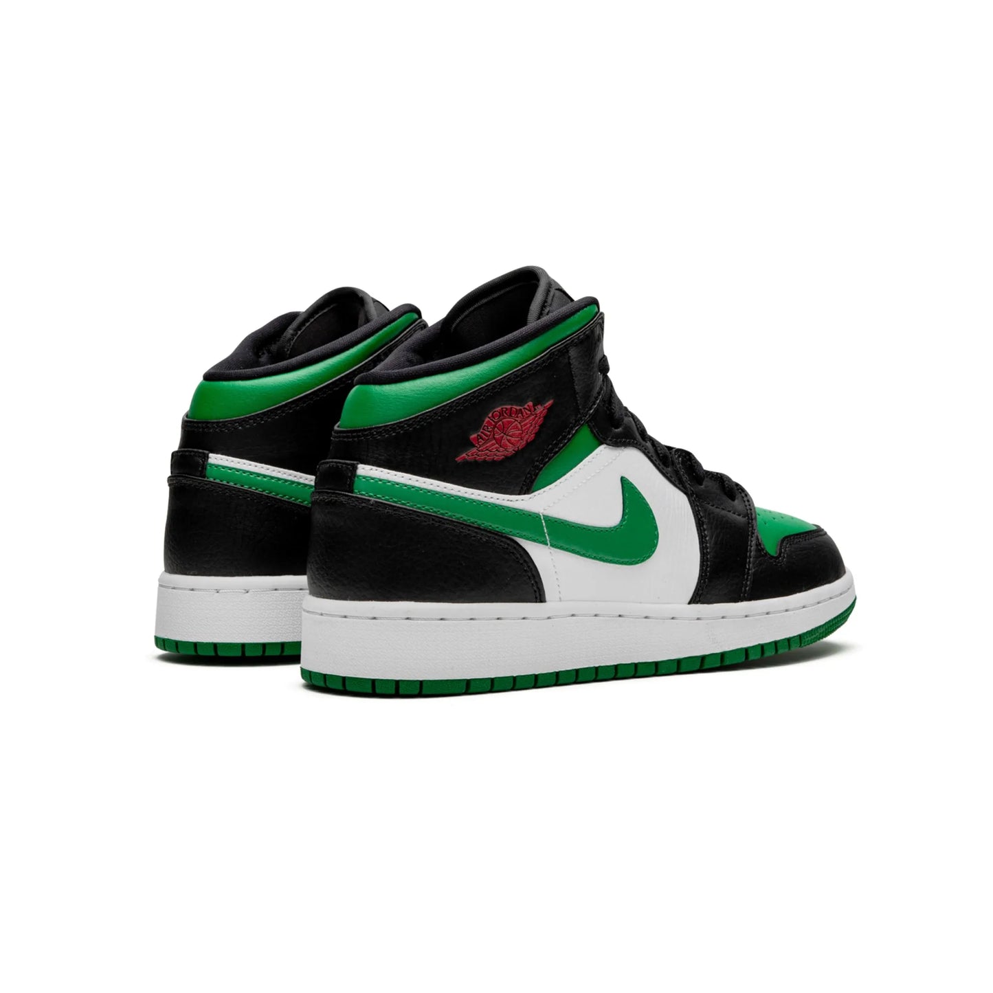 Jordan 1 Mid Green Toe (GS)