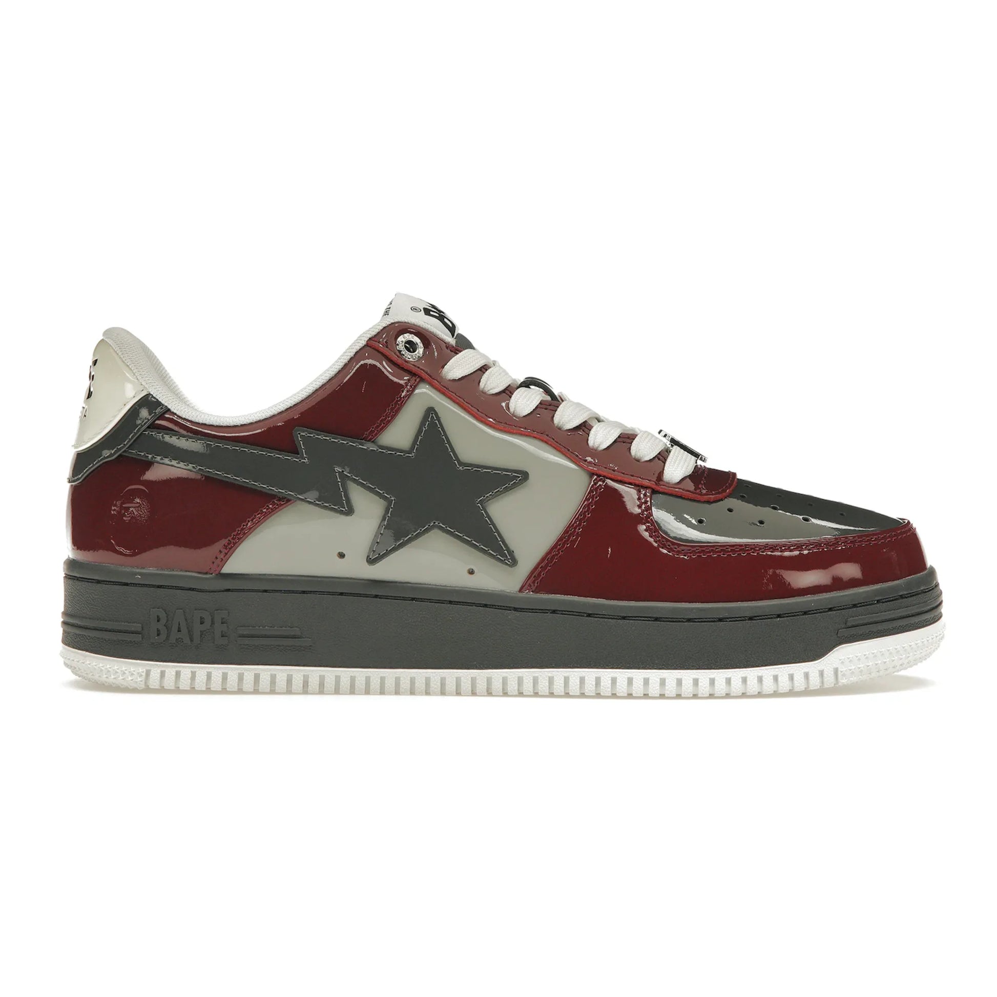 A Bathing Ape Bape Sta Nostalgic Burgundy Grey