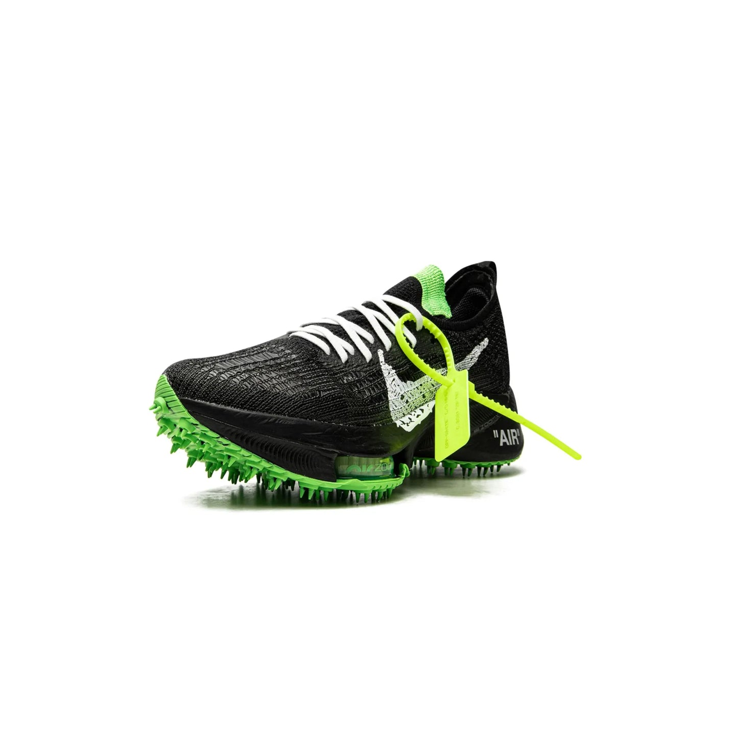 Nike Air Zoom Tempo Next% Flyknit Off-White Black Scream Green