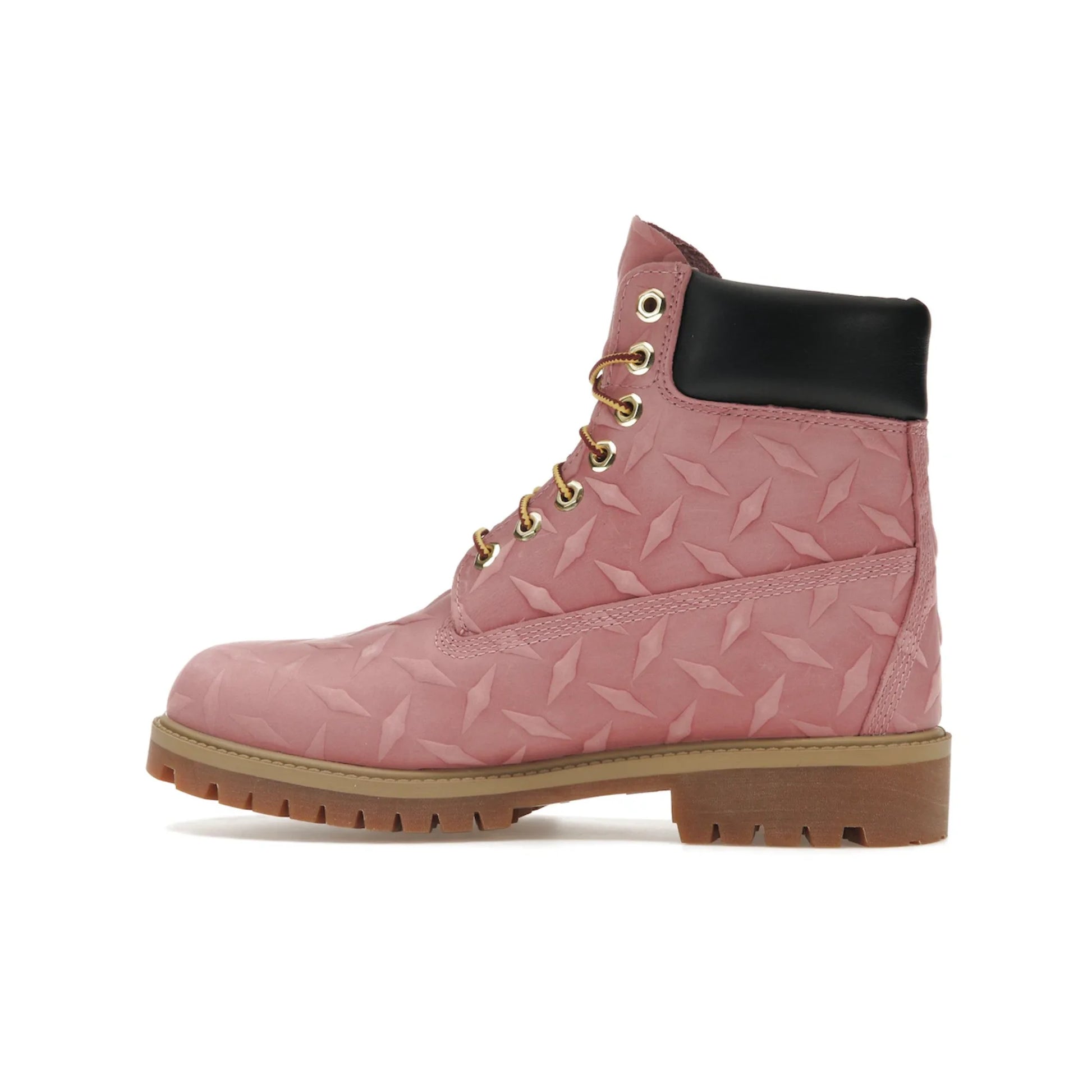 Timberland 6" Premium Waterproof Boot Supreme Diamond Plate Pink