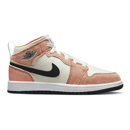 Jordan 1 Mid SE Orange Suede (PS)