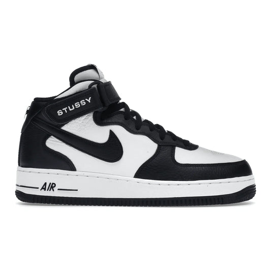 Nike Air Force 1 Mid Stussy Light Bone Black