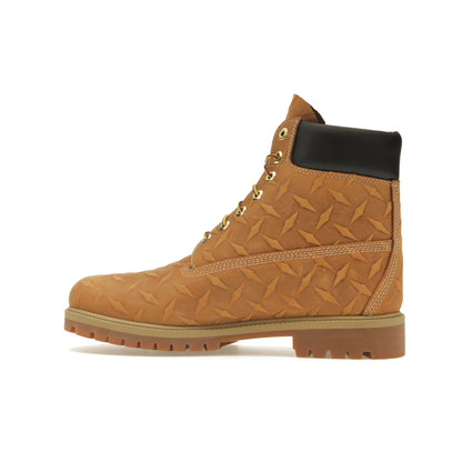 Timberland 6" Premium Waterproof Boot Supreme Diamond Plate Wheat