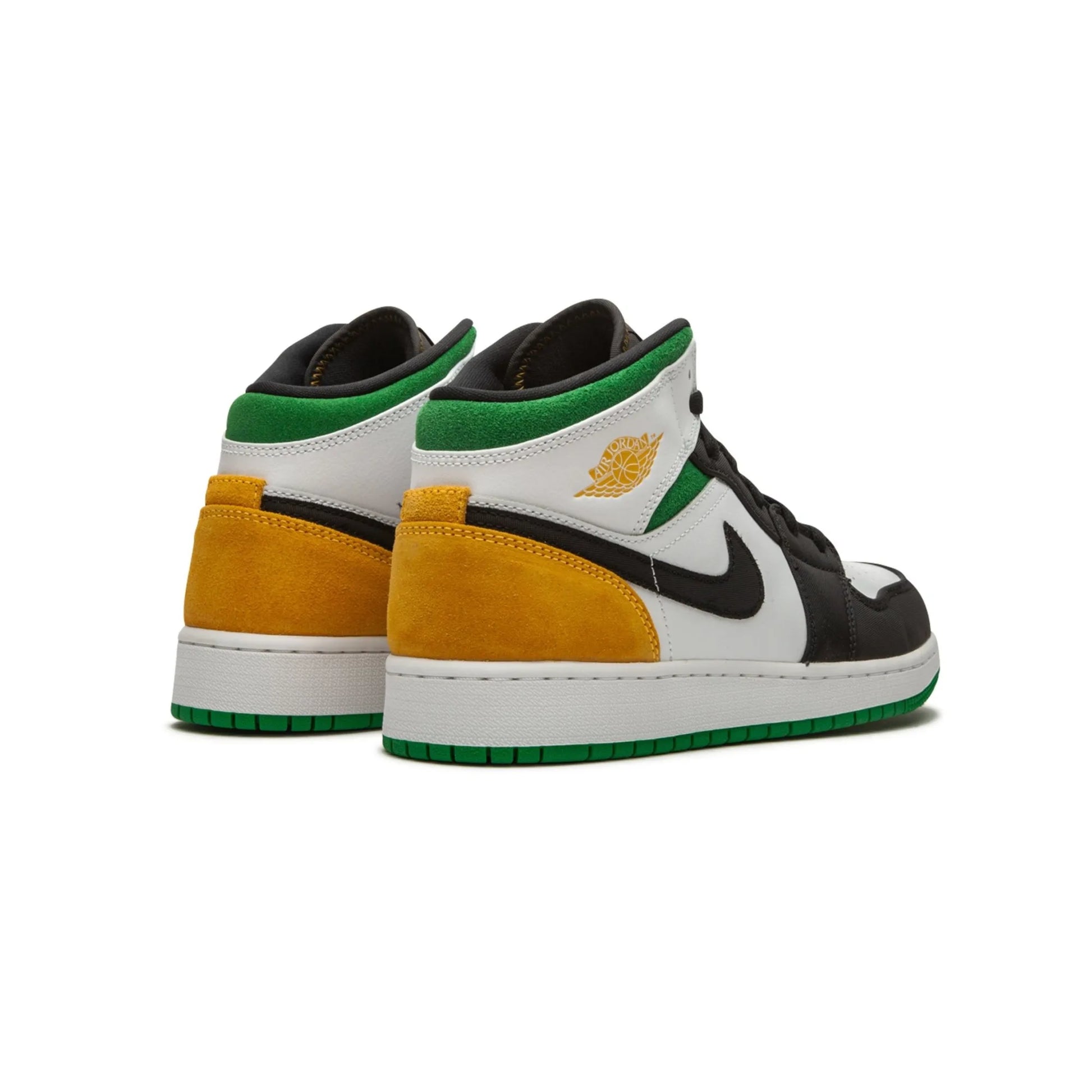 Jordan 1 Mid SE White Laser Orange Lucky Green (GS)