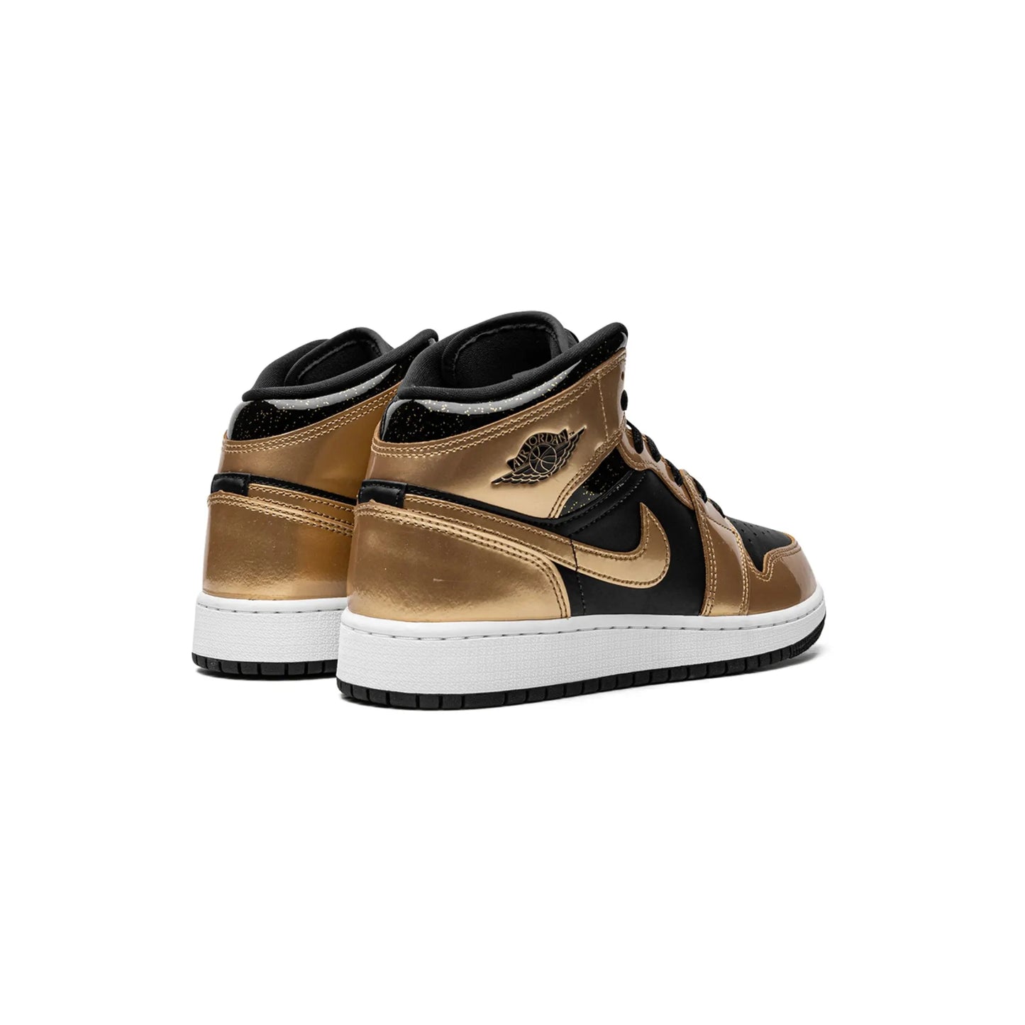 Jordan 1 Mid SE Metallic Gold Black (GS)