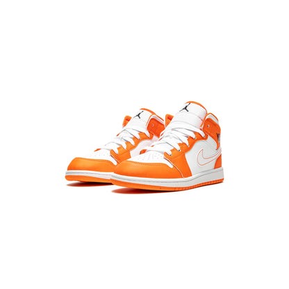 Jordan 1 Mid SE Metallic Electro Orange (PS)