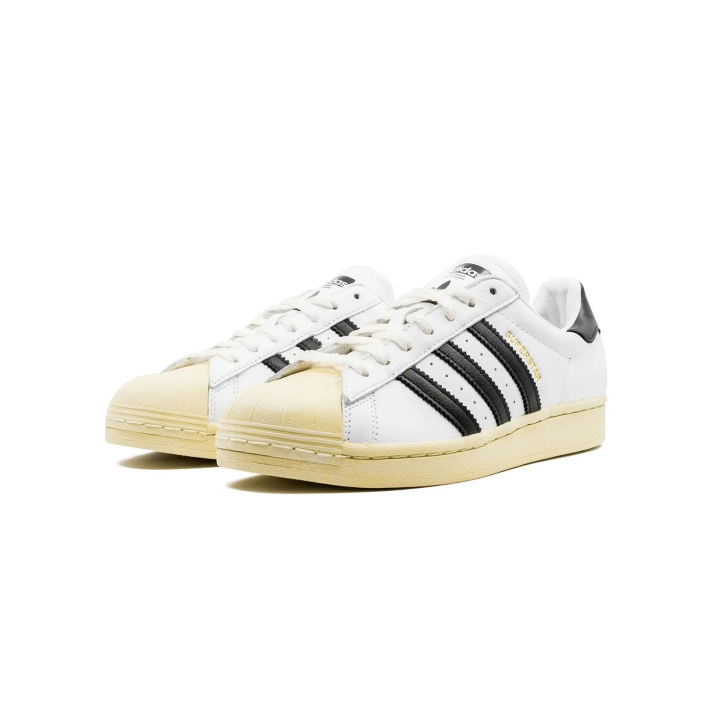 adidas Superstar White Black Aged Sole