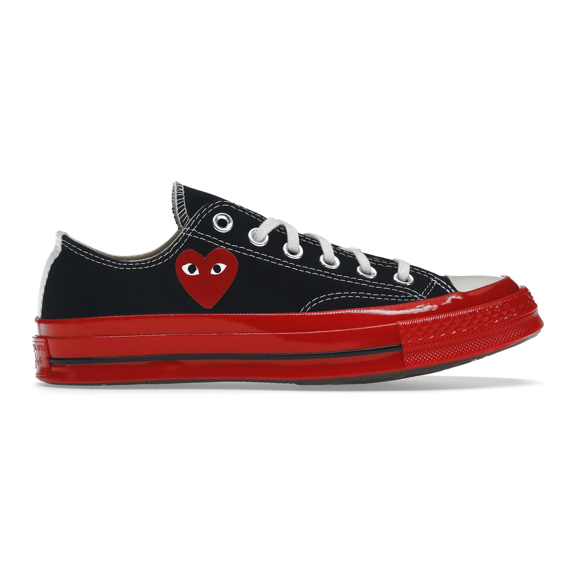 Converse Chuck Taylor All Star 70 Ox Comme des Garcons PLAY Black Red Midsole