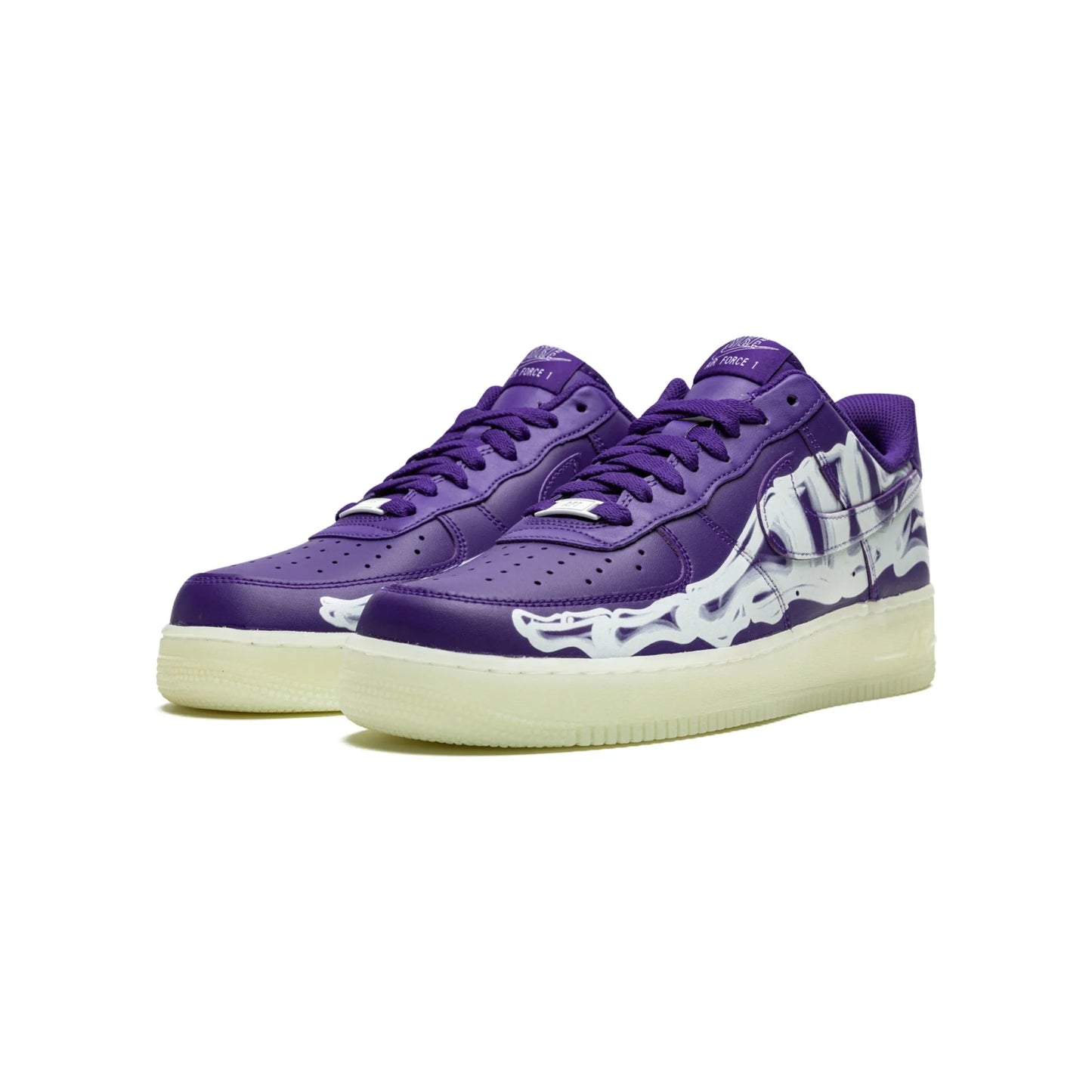 Nike Air Force 1 Low '07 QS Purple Skeleton Halloween (2021)