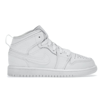 Jordan 1 Mid Triple White (2021) (PS)