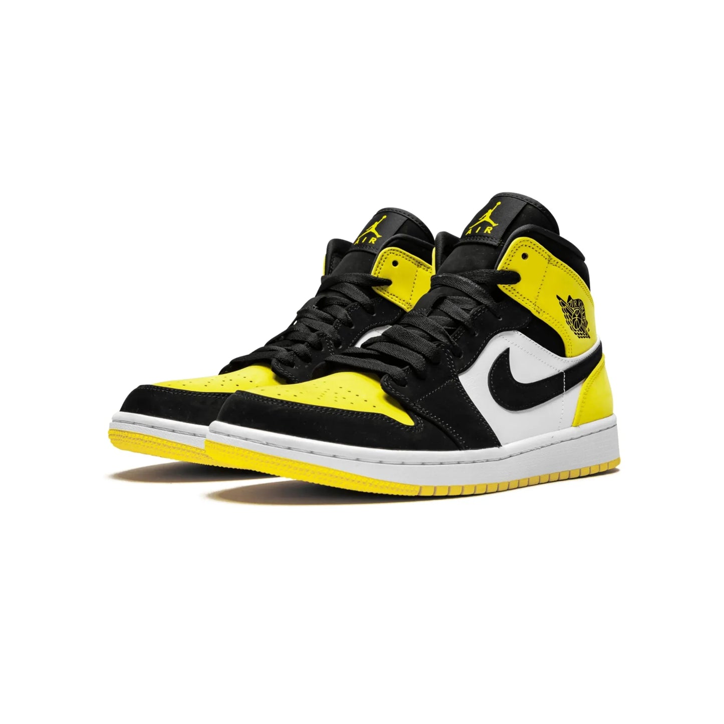 Jordan 1 Mid Yellow Toe Black