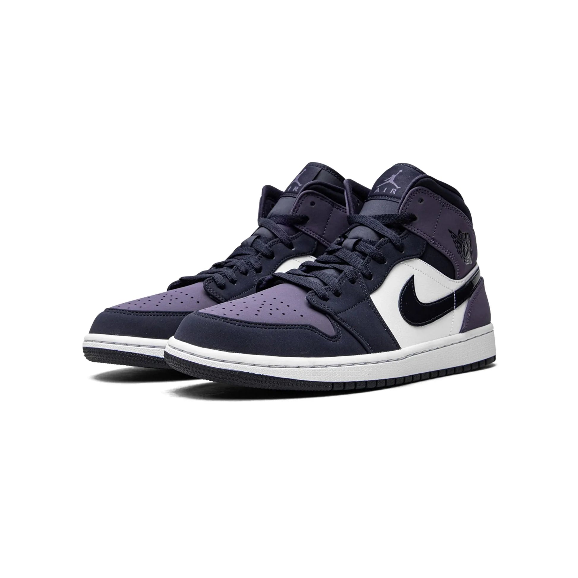 Jordan 1 Mid Obsidian Sanded Purple