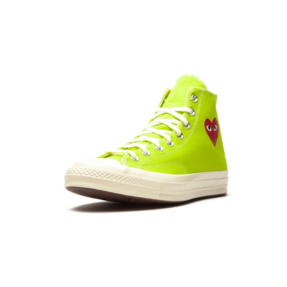 Converse Chuck Taylor All Star 70 Hi Comme des Garcons PLAY Bright Green