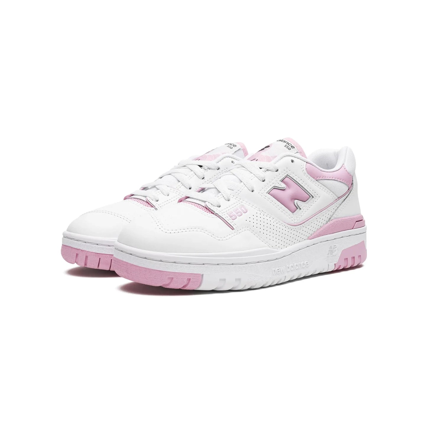 New Balance 550 White Bubblegum Pink (Women's)