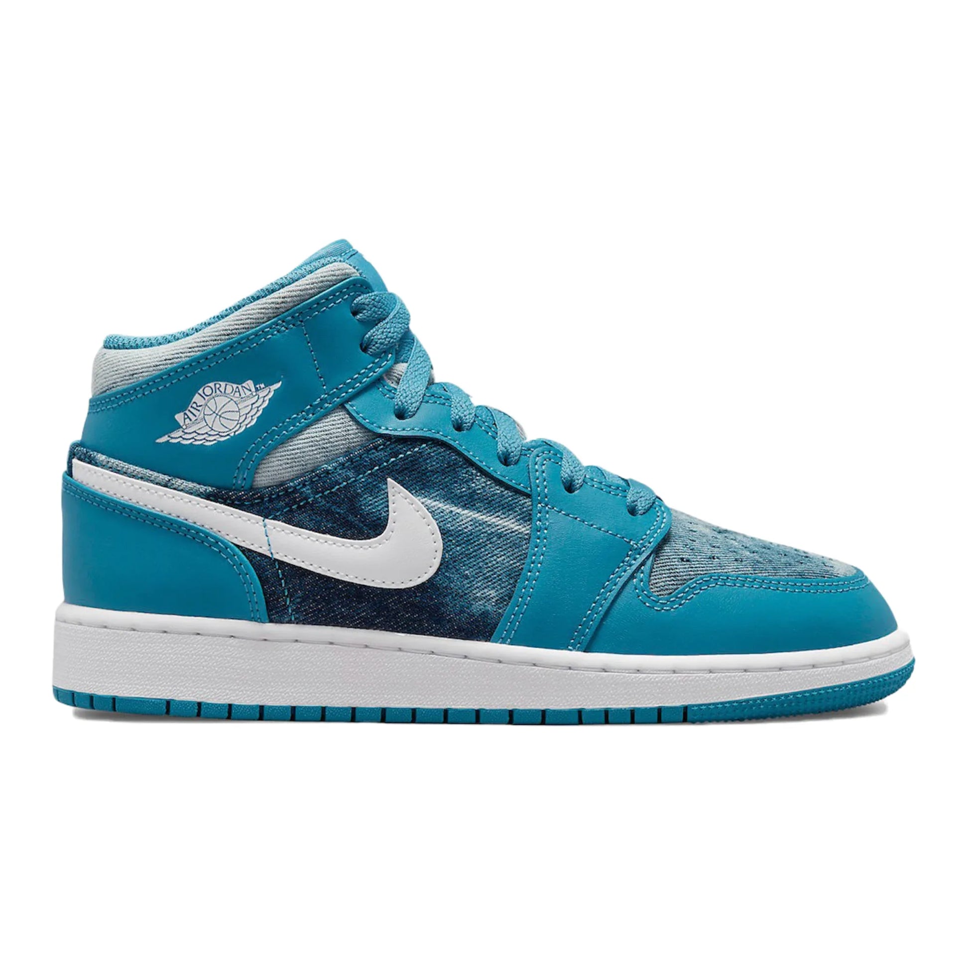 Jordan 1 Mid Washed Denim (GS)