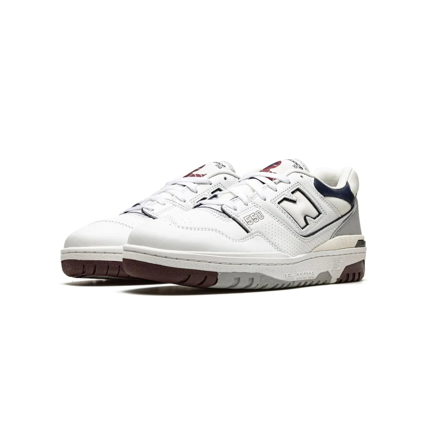 New Balance 550 White Natural Indigo Burgundy