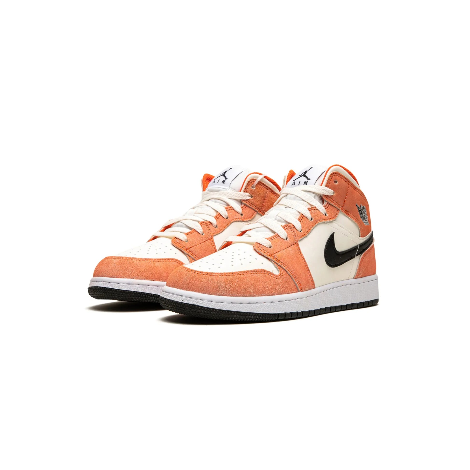 Jordan 1 Mid SE Orange Suede (GS)