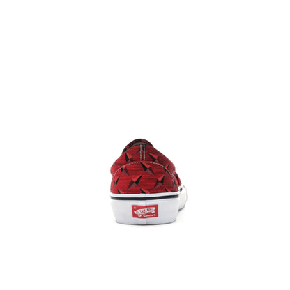 Vans Slip-On Supreme Diamond Plate Red