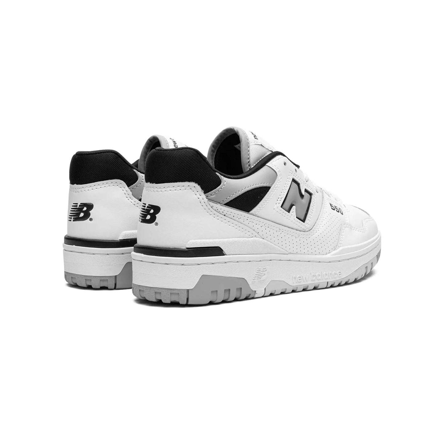 New Balance 550 White Concrete Black