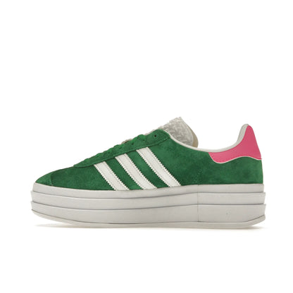 adidas Gazelle Bold Green Lucid Pink (Women's)