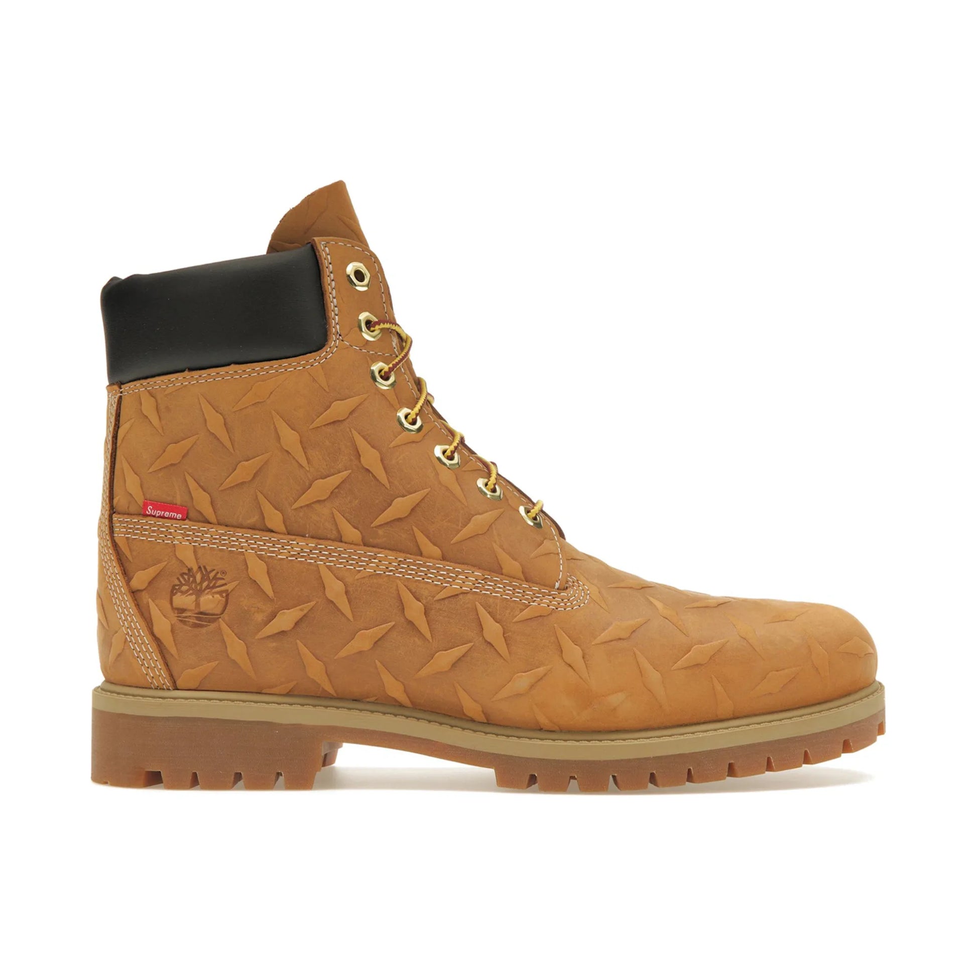 Timberland 6" Premium Waterproof Boot Supreme Diamond Plate Wheat