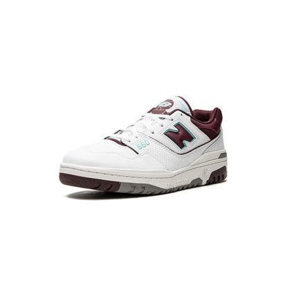 New Balance 550 Burgundy Cyan