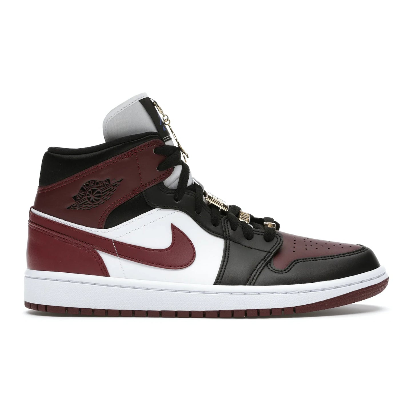 Jordan 1 Mid SE Black Dark Beetroot (Women's)