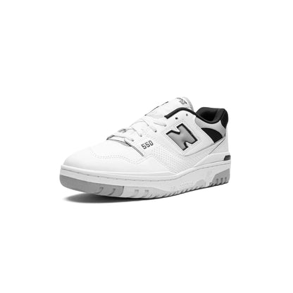 New Balance 550 White Concrete Black