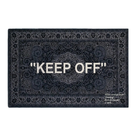 Virgil Abloh x IKEA "KEEP OFF" Rug 200x300 CM Grey/White