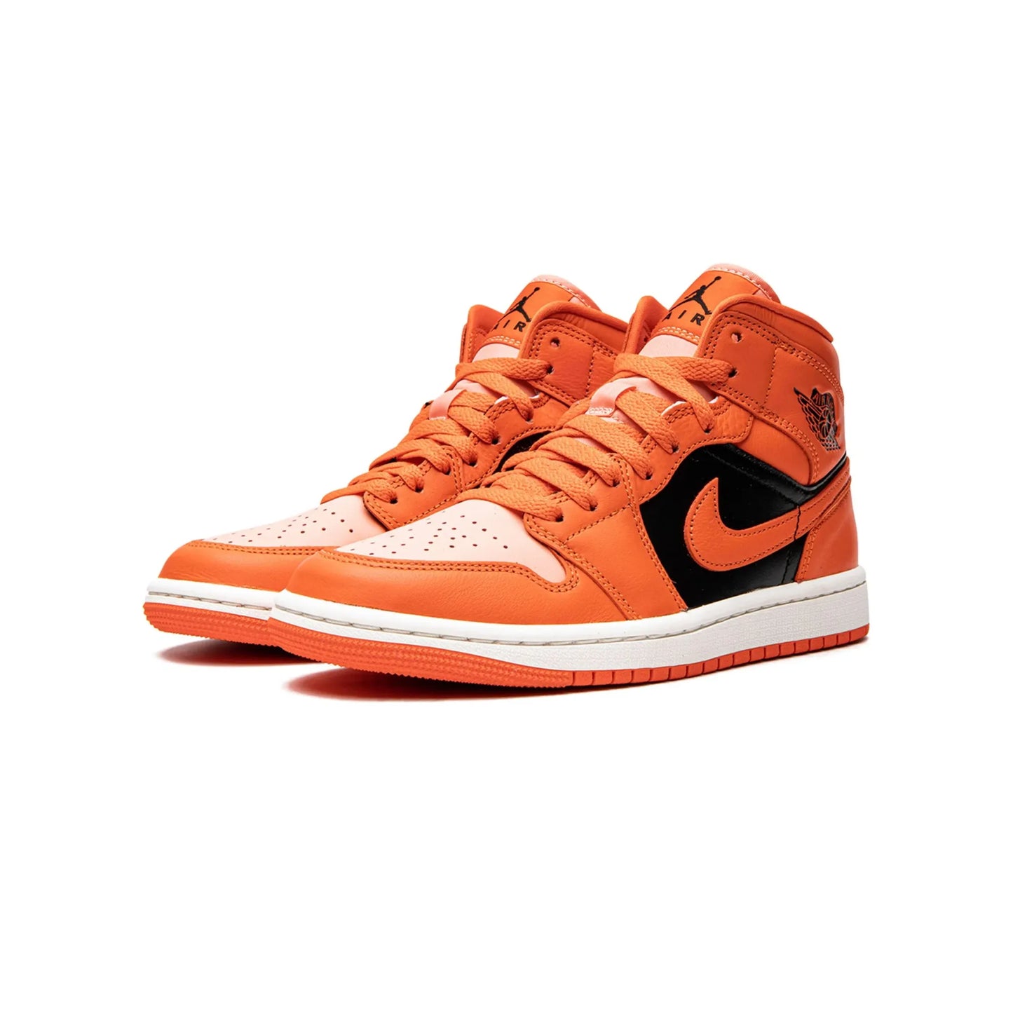 Jordan 1 Mid SE Rush Orange Crimson Bliss (Women's)