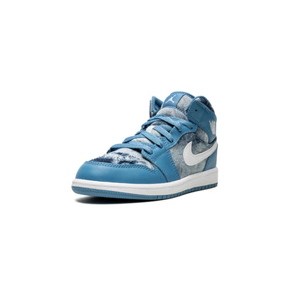 Jordan 1 Mid Washed Denim (PS)