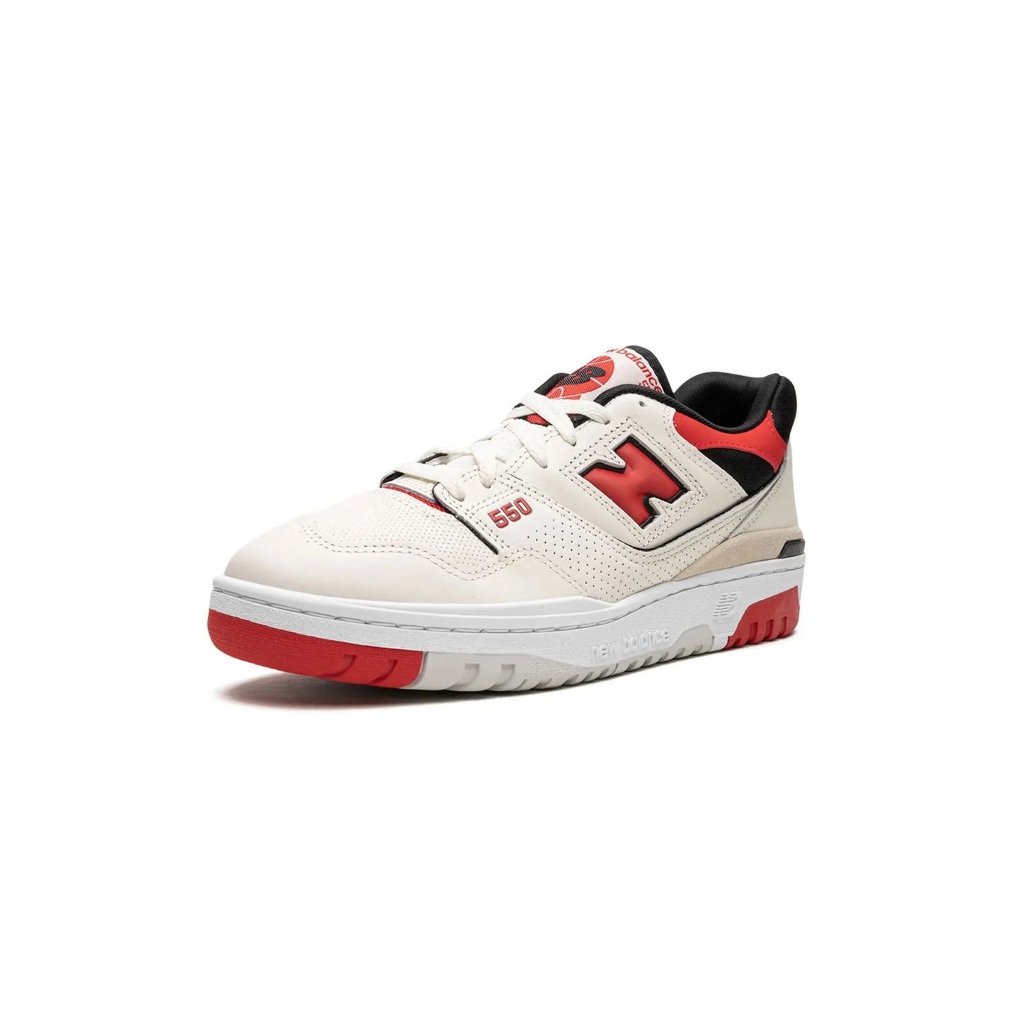 New Balance 550 Sea Salt True Red