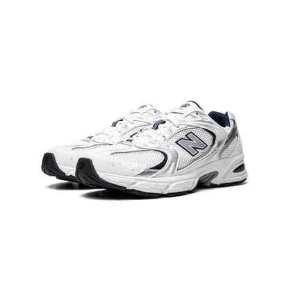 New Balance 530 White Silver Navy