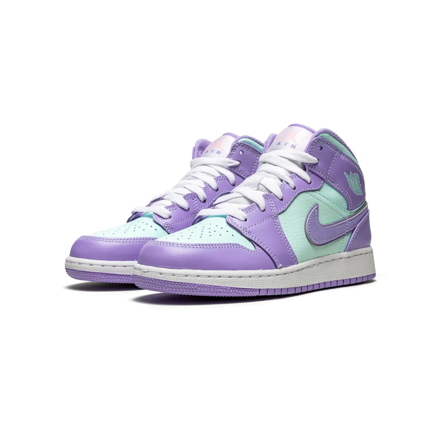 Jordan 1 Mid Purple Aqua (GS)