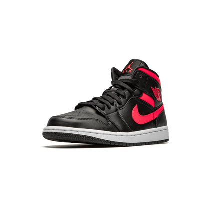 Jordan 1 Mid Black Siren Red (Women's)