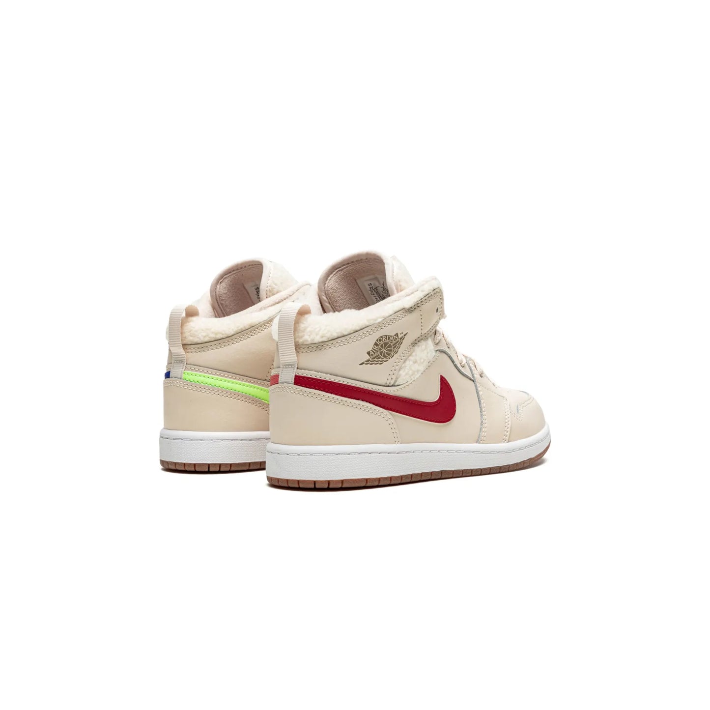 Jordan 1 Mid Utility Fleece Pearl White (PS)