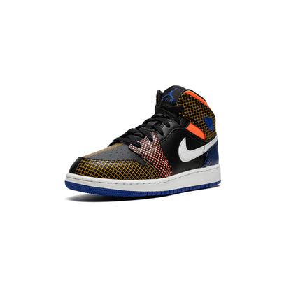 Jordan 1 Mid MMD Multi-Color Grid (GS)