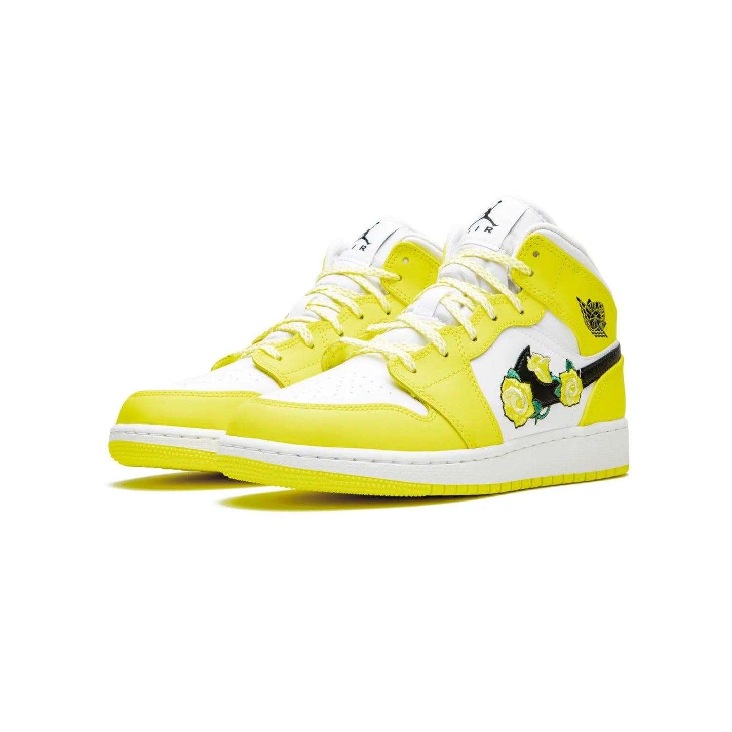 Jordan 1 Mid Dynamic Yellow Floral (GS)