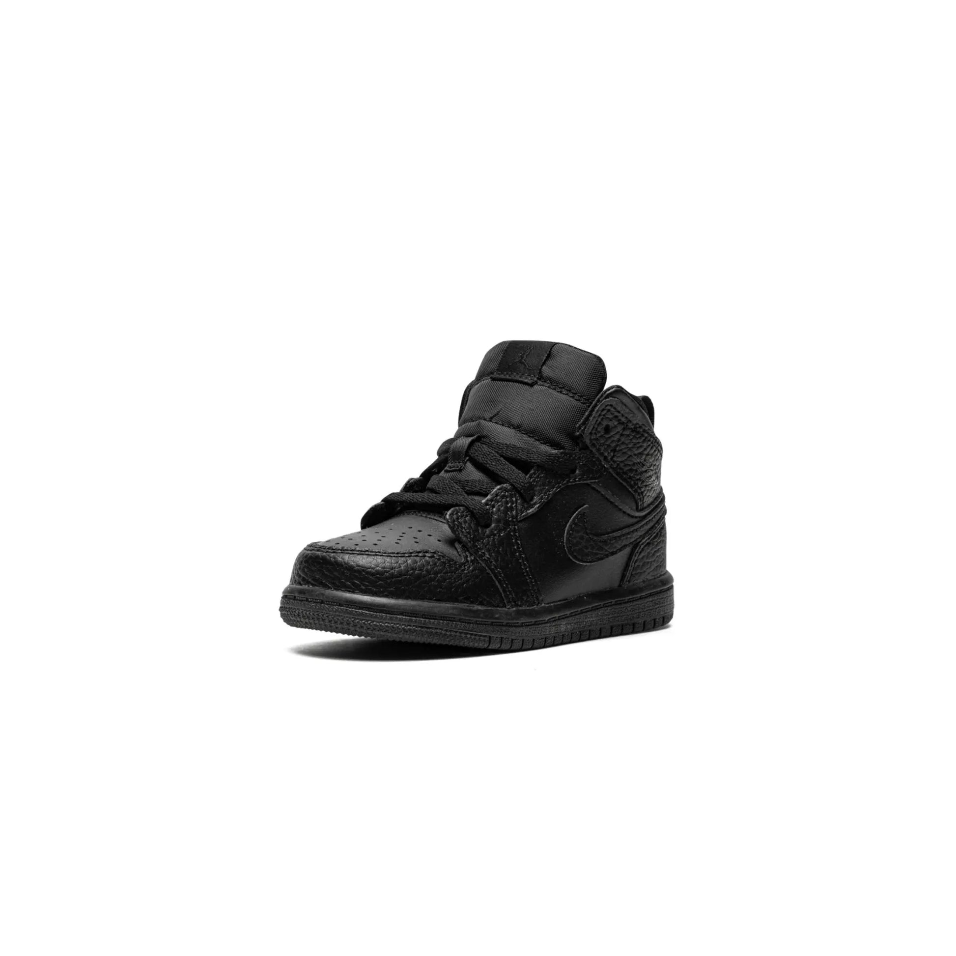 Jordan 1 Mid Triple Black (TD)