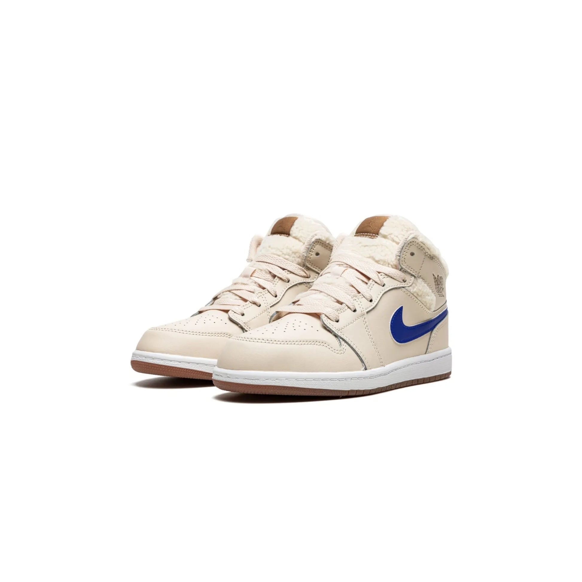 Jordan 1 Mid Utility Fleece Pearl White (PS)