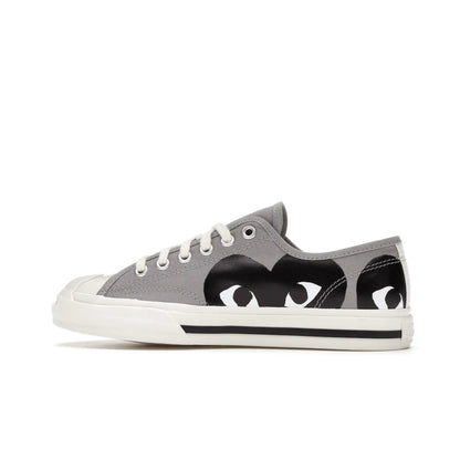 Converse Jack Purcell Comme des Garcons PLAY Grey Black